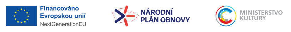 Financováno Evropskou unií – NextGenerationEU, Národní plán obnovy a Ministerstvo kultury