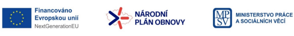 Financováno Evropskou unií – NextGenerationEU, Národní plán obnovy a Ministerstvo práce a sociálních věcí