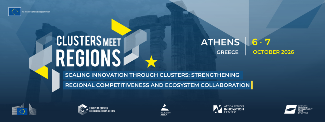 Banner akce Clusters Meet Regions
